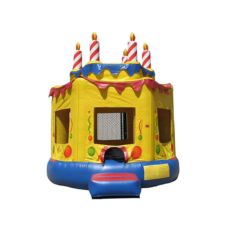 Round Birthday Cake 13x13 Bounce House