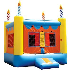 Square Birthday Cake 13x13 Bounce House