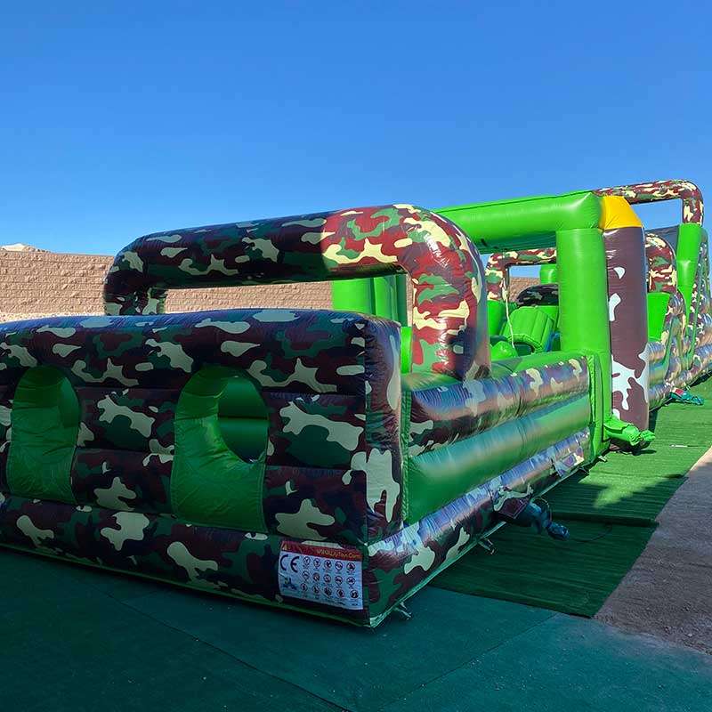 90' Boot Camp Dual Lane Obstacle Course