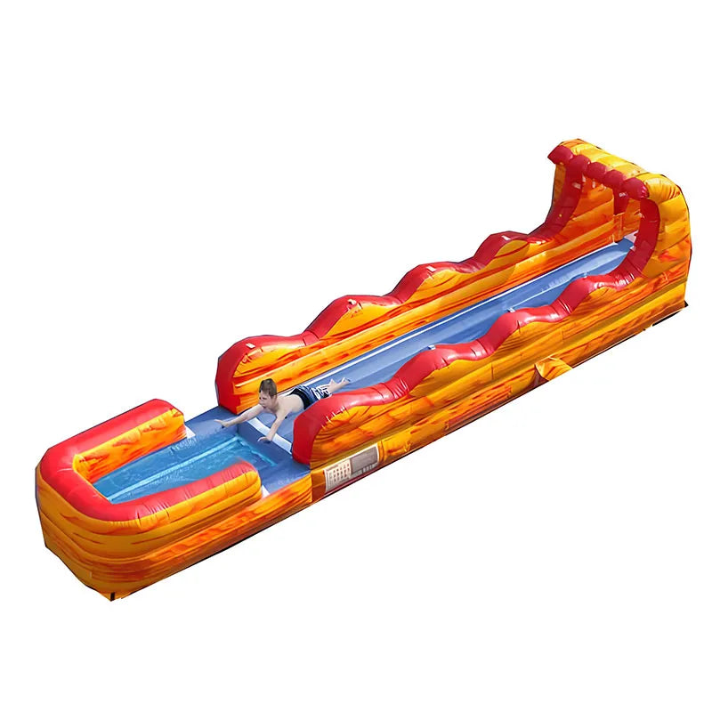Lava Slip-n-Slide with Pool