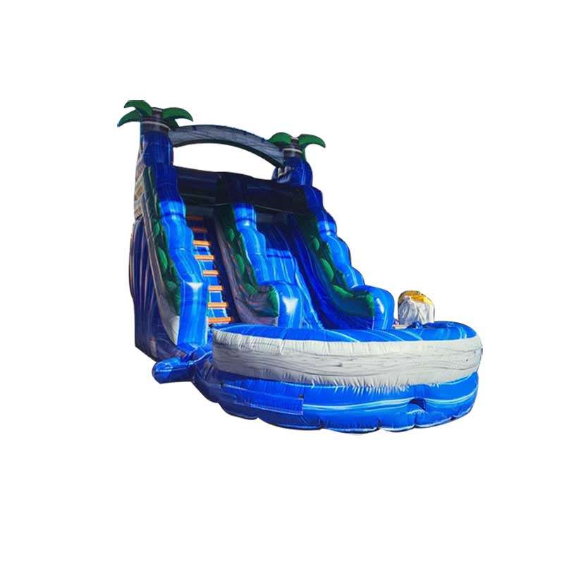 18' Blue Bahama Breeze Wet or Dry Slide