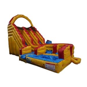 18' Dual Lane Lava Twist Wet or Dry Slide