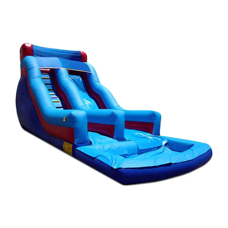 20' Blue Neutral Wave Wet or Dry Slide