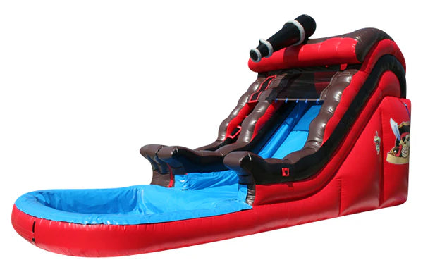 18' Pirate Ship Wet or Dry Slide