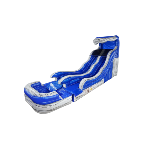 18' Blue & Gray Wave Wet or Dry Slide