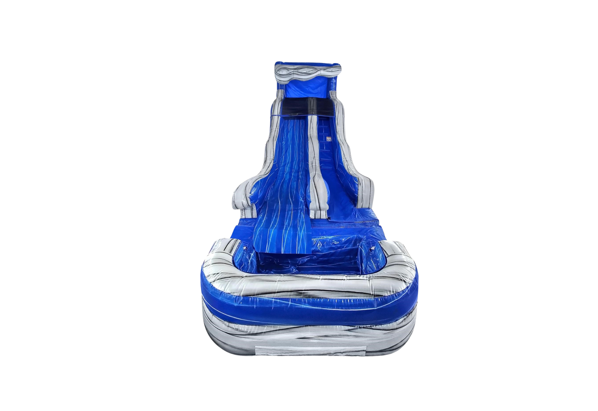 18' Blue & Gray Wave Wet or Dry Slide