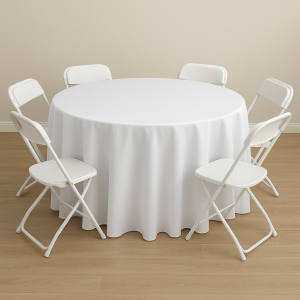 Folding Chairs (Black/White)