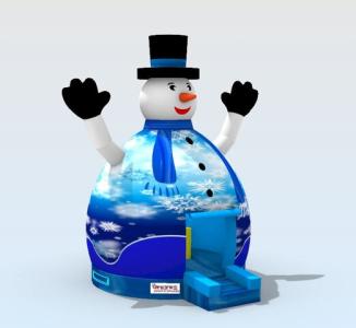 Snowman Bounce House